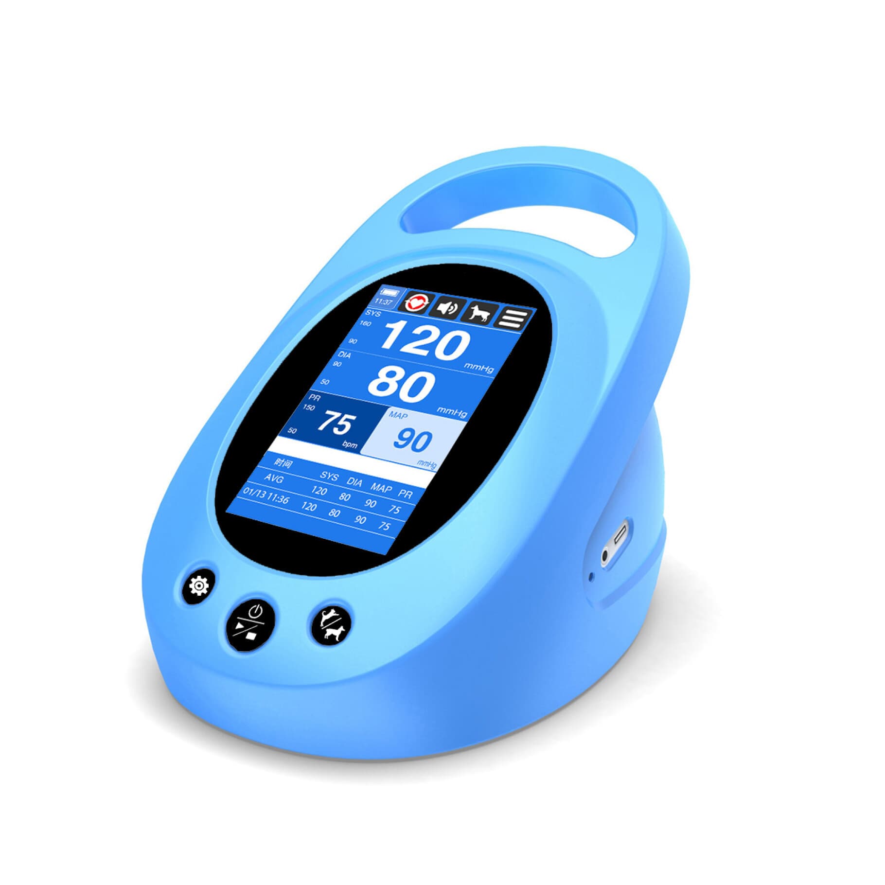 BP Monitor Petpro Premium - with SPo2 / Temp /
NIPB Cuffs / Cuff Indicator