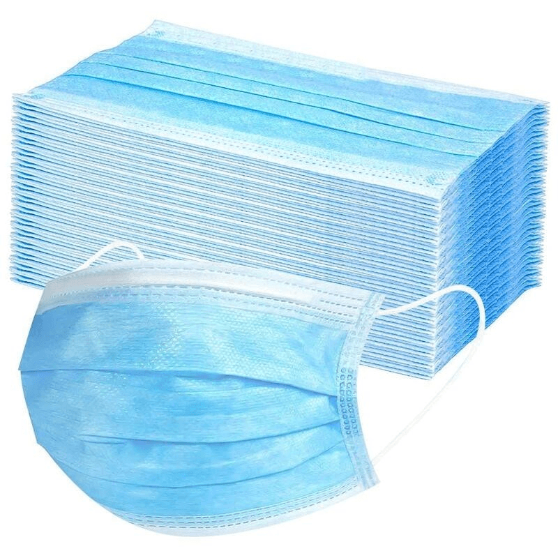 Face Masks with Ear Loops (Box of 50)