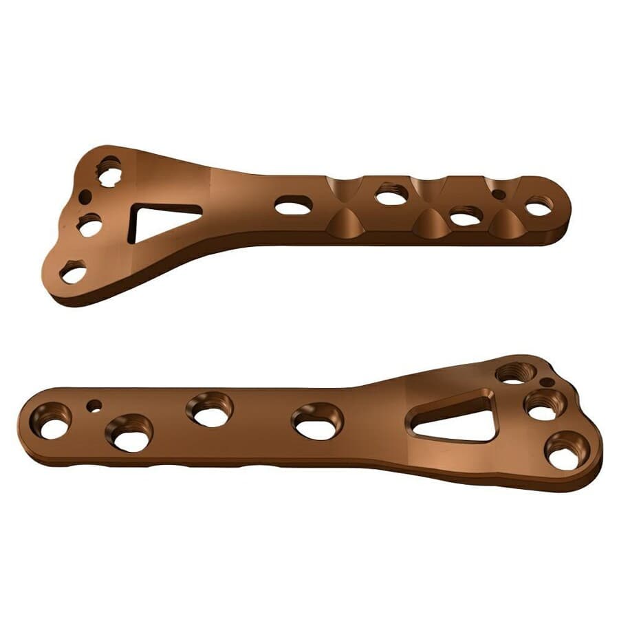 Anatomical locking CBLO plate 35 | RIGHT | L 80 | Ti