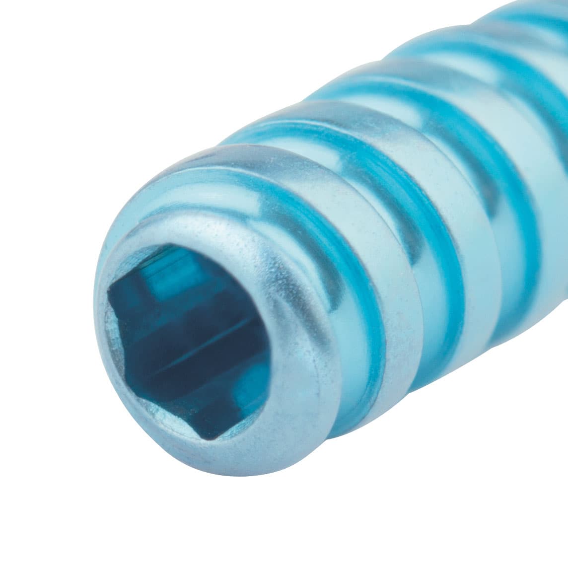 Zlig Interference Screw cannulated ,1.1/3,5/10mm, HEX 2.0, Light Blue
