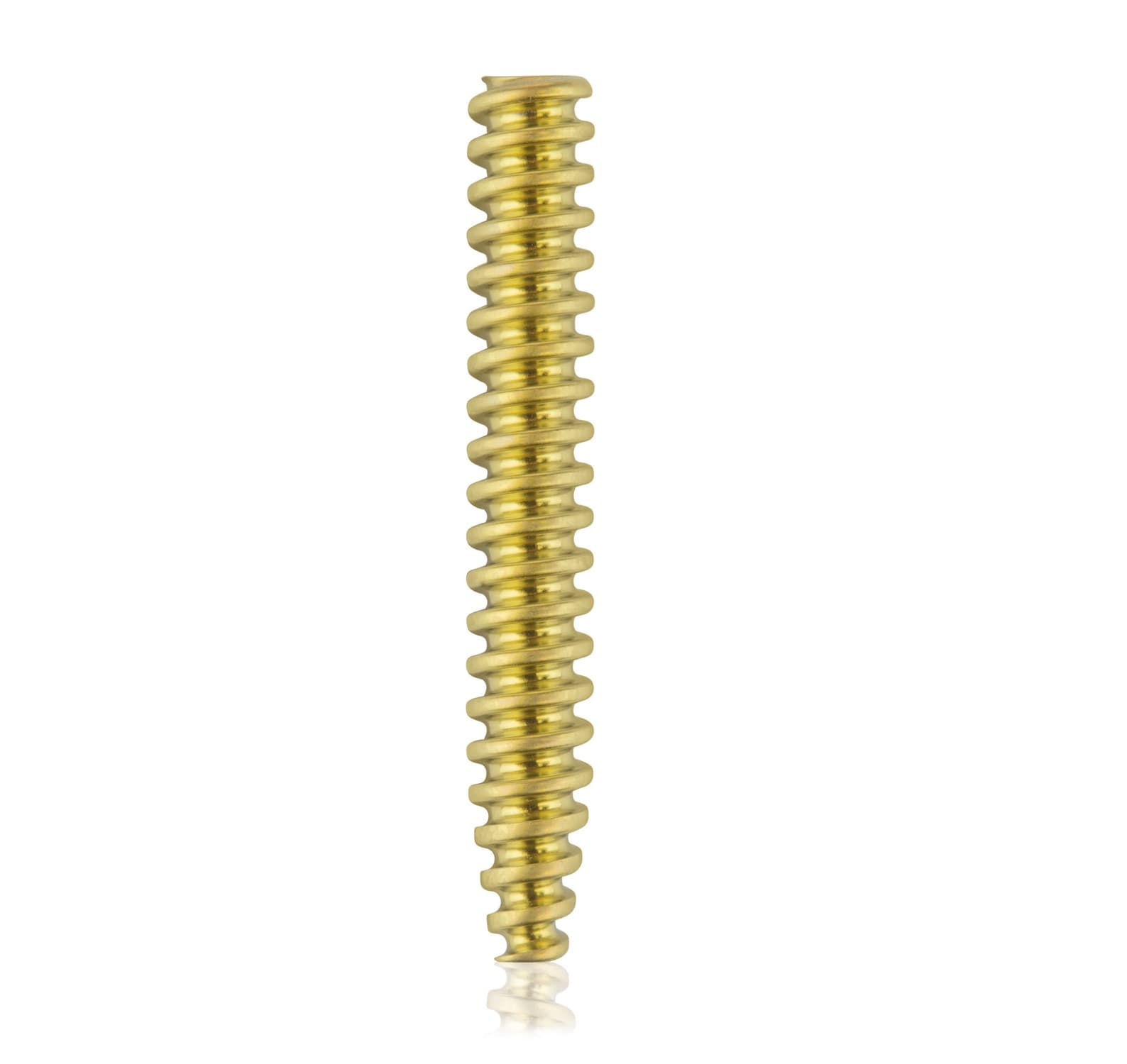 Titanium Interference screw cannulated, 1.1/4.5/30mm, HEX 2.5, Gold